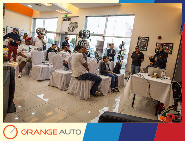 Presentation of H&R rims at Orange Auto center