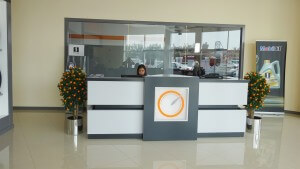 reception at orange auto dubai