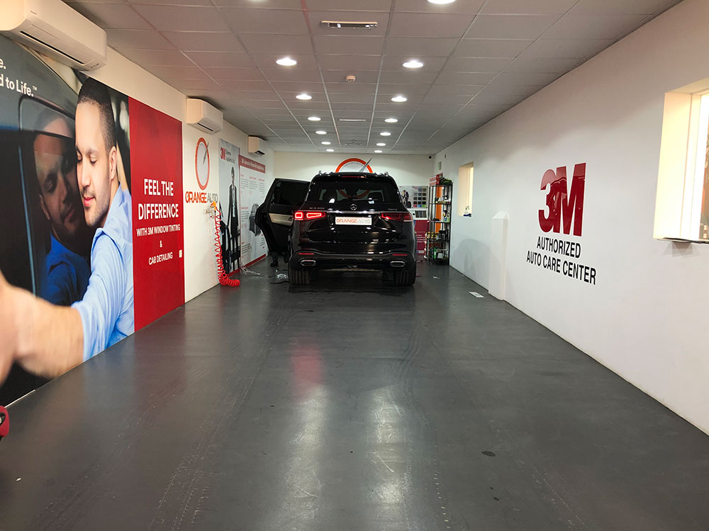 Mercedes at Orange Auto car garage services Dubai