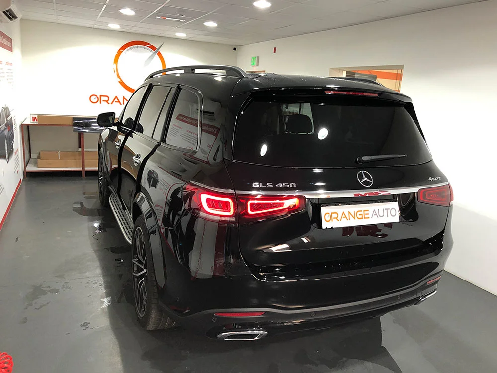 Mercedes GLS at Orange Auto car garage services Dubai