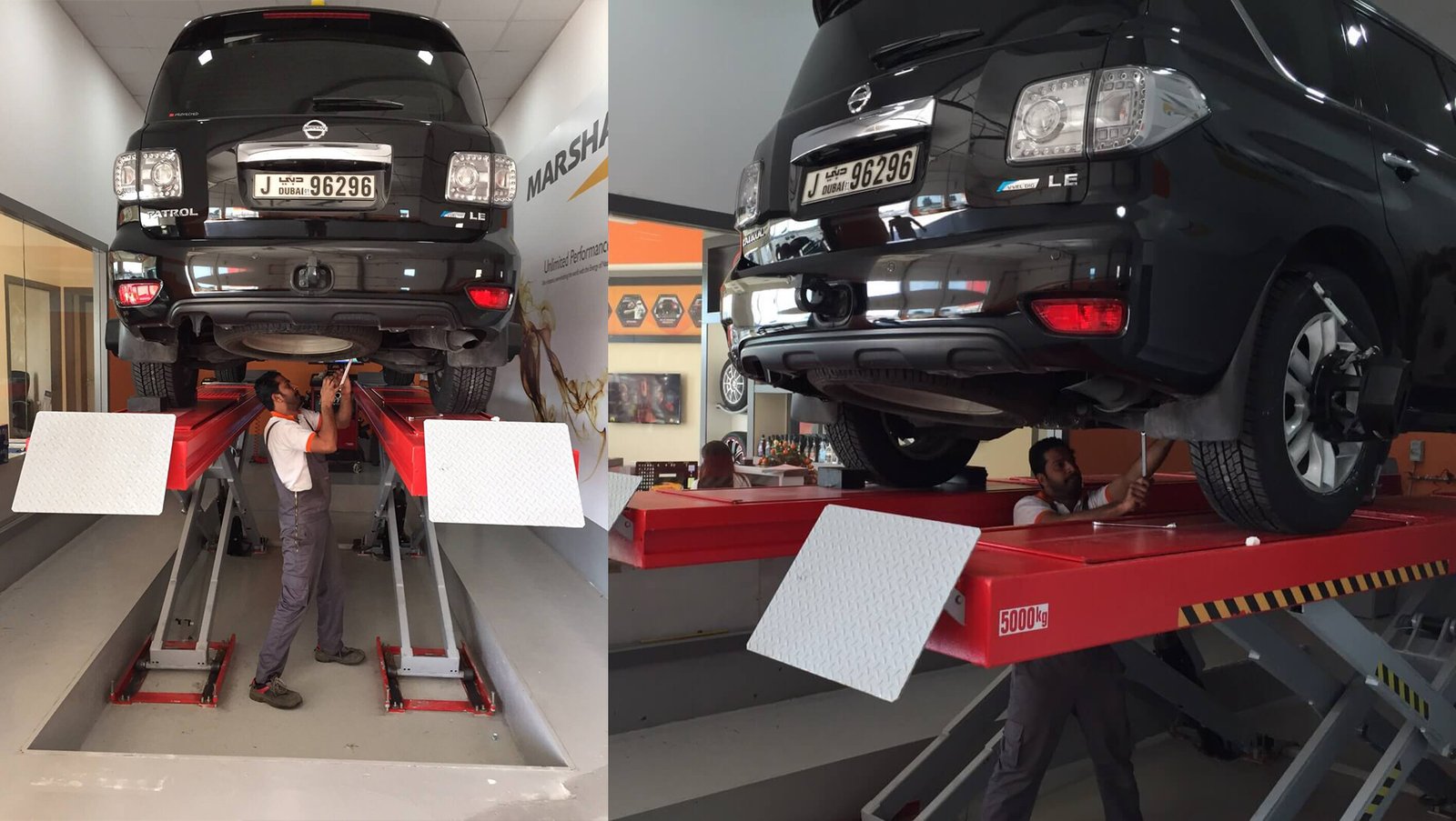 Car garage service in Dubai