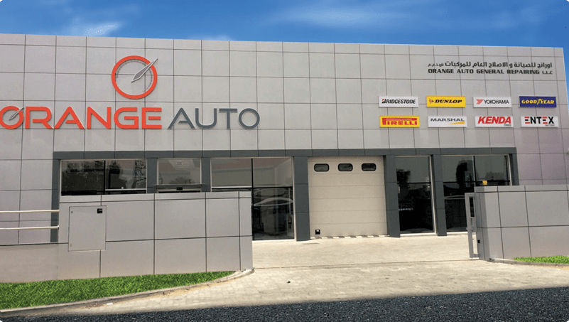 Orange Auto car repair center in Dubai