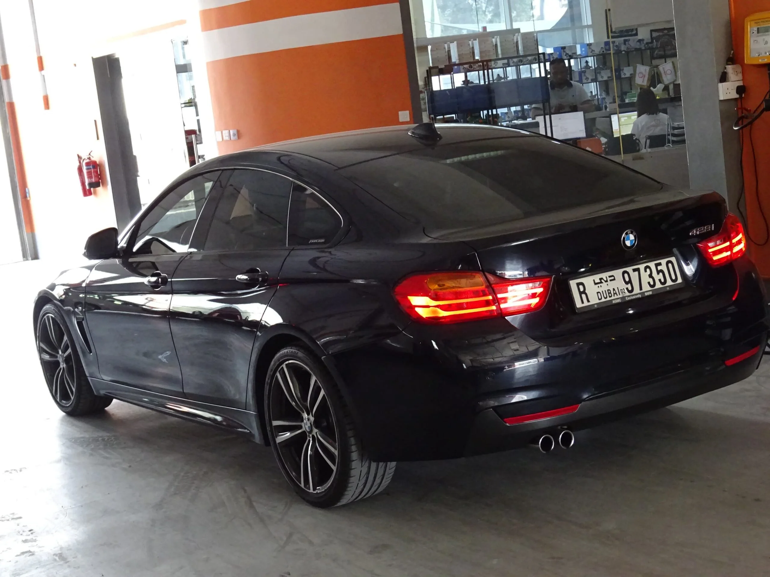 BMW garage in Dubai