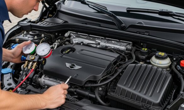 Mini Cooper AC Not Cooling in Dubai Traffic – Causes & Expert Fixes