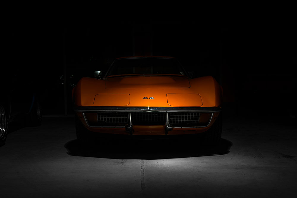 Chevrolet Corvette at Orange Auto car garage Dubai