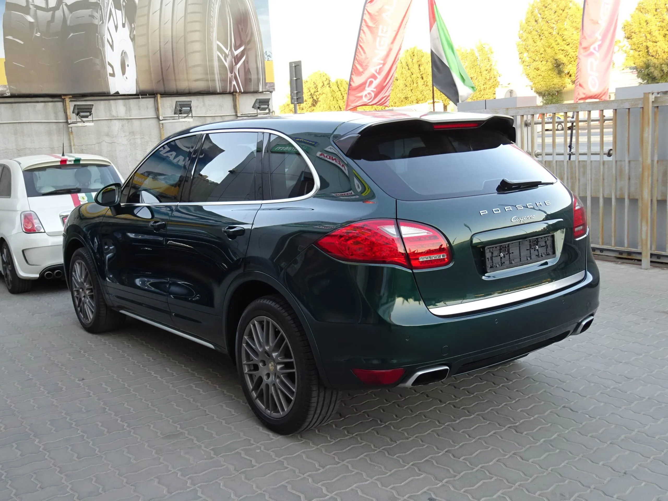 Porsche garage in Dubai