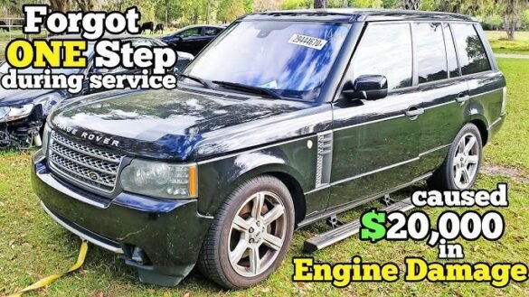 range rover mistake in service